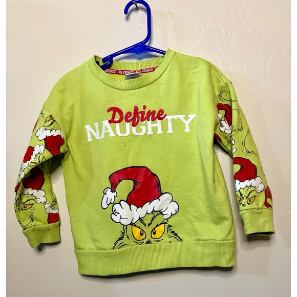 The Grinch Sweatshirt Size 4T - Picture 1 of 5